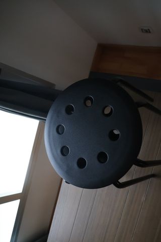 Pack 2 Taburetes Apilables IKEA MARIUS Negros