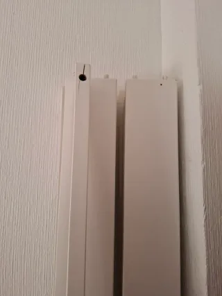 Litera de madera en color blanco