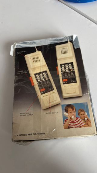 Walkie talkies de los años 80