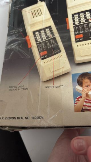 Walkie talkies de los años 80