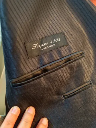 Completo uomo sartoriale nero