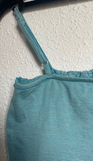 Top Bershka con volantes