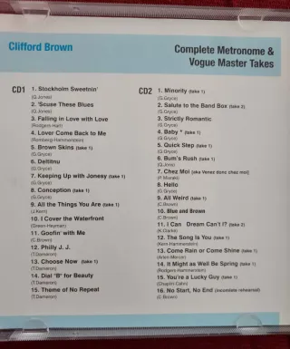 Clifford Brown - Complete Metronome & Vogue Master