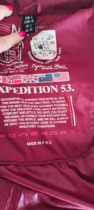 chaqueta hombre acolchada Geographical Norway