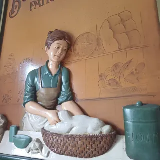 Cuadro Relieve Boulangerie