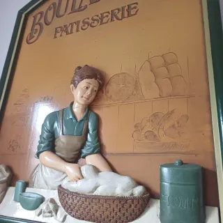 Cuadro Relieve Boulangerie