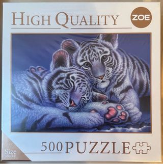 Puzzle 500 piezas cachorros tigres ZOE