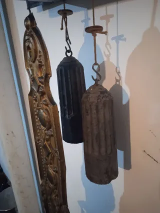 Reloj de Pared Antiguo Dorado