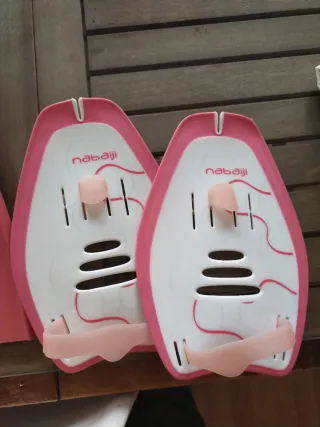 Aletas de natación y palas Decathlon