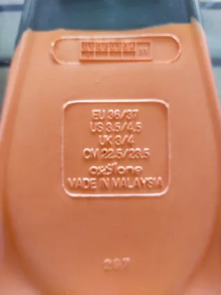 Aletas de natación y palas Decathlon