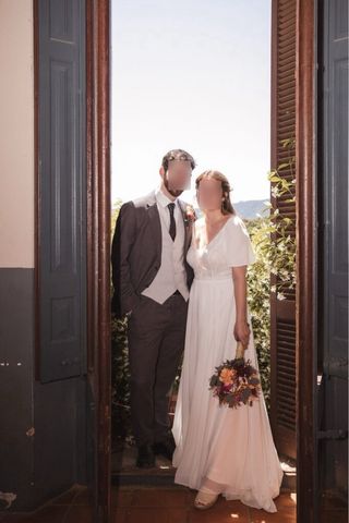 Vestido novia de estilo romántico