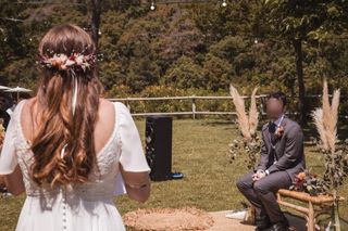 Vestido novia de estilo romántico