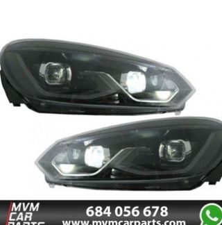 Faros delanteros Ful Led para VW Golf VI look GTI