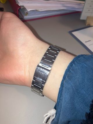 Reloj Casio A158WA-1 Plata y Azul