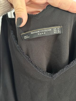 Vestido Zara Negro