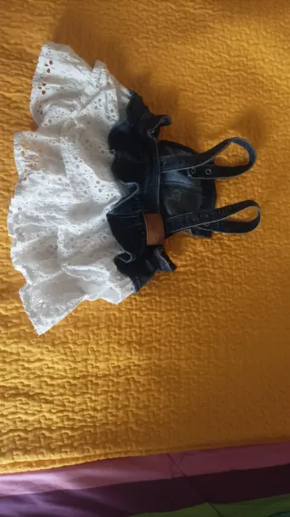 Abito salopette jeans bimba Mayoral
