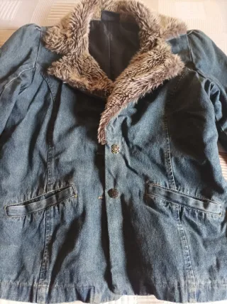 Chaqueta vaquera con forro de pelo