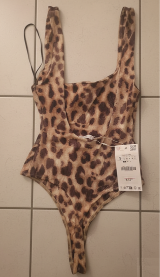 Body leopardo Zara talla S