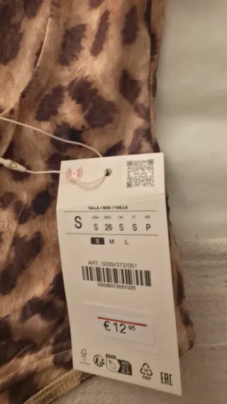 Body leopardo Zara talla S