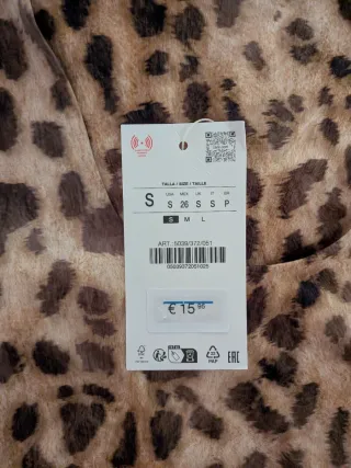 Body leopardo Zara talla S