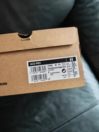 Zapatillas Salomon ACS PRO Azul/Gris talla 42.5