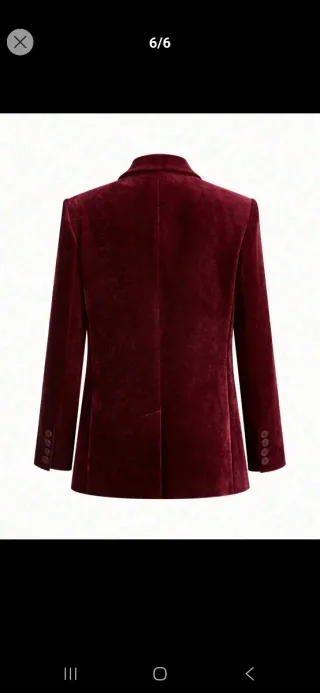 Traje corduroy burdeos