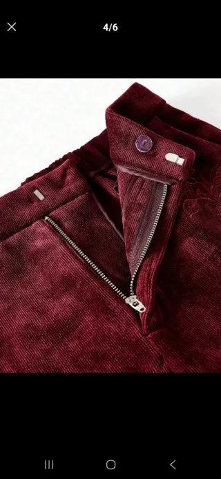 Pantalón corduroy S
