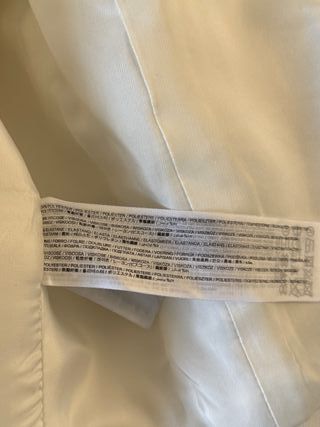 Chaqueta Mango Solapas Blanca prácticamente Nueva