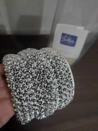 Vaso Leonardo Argenti Vetro Argento