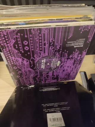 Lote 50 vinilos de techno y House.