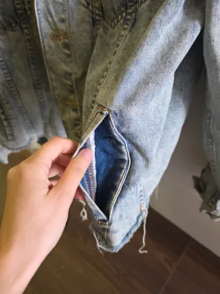 Chaqueta Vaquera Vintage Cortefiel Multicolor