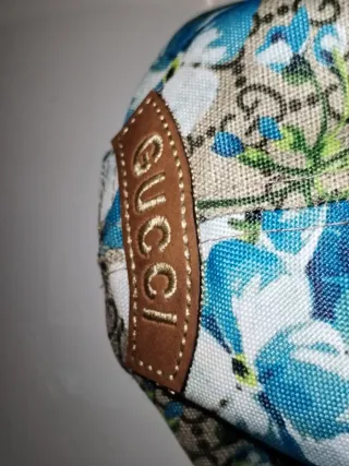 Cappello Gucci Donna Beige Multicolor Floreale