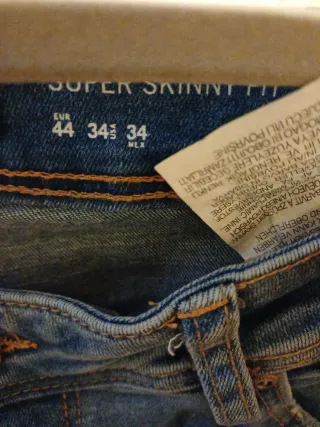 Set 2 jeans da uomo strappati taglia 44 -46 nuovi