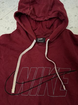 Felpa Nike Rossa con Cappuccio