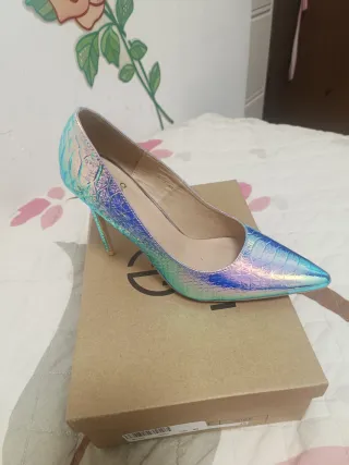 Scarpe olografiche lilla