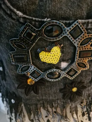 Falda Tulle Vintage Lunares y Jeans