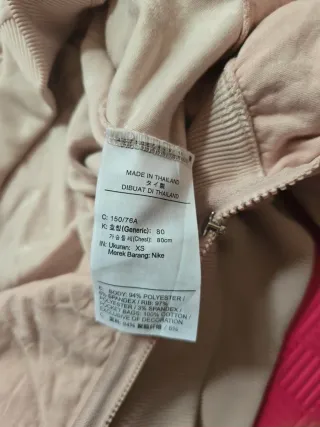 Giacca Nike Air donna rosa cropped – Taglia XS