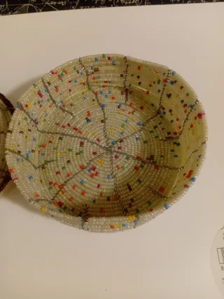 Caja decorativa artesanal con tapa