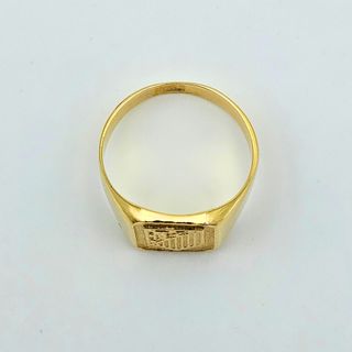 Anillo de Oro 18K Sello Atlético de Madrid, 5,72gr