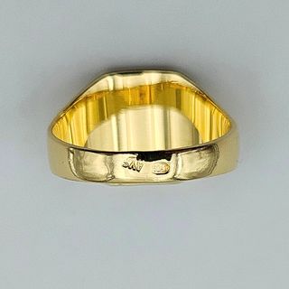 Anillo de Oro 18K Sello Atlético de Madrid, 5,72gr