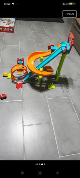 Pista giocattoli macchine