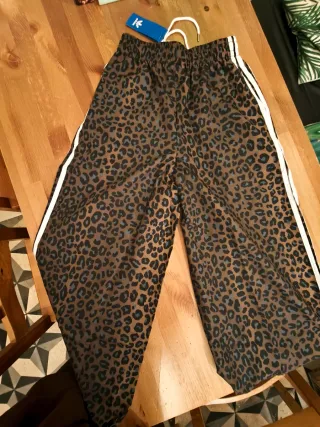 Pantalón ancho leopardo