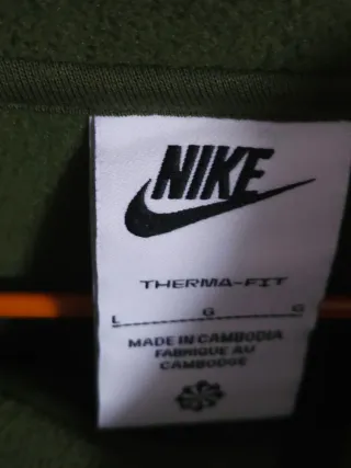 Chaleco Nike Verde Negro.