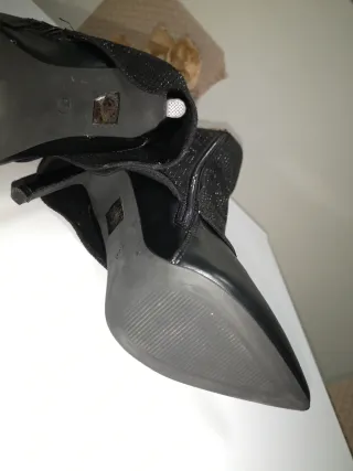 Stivali brillantini nero