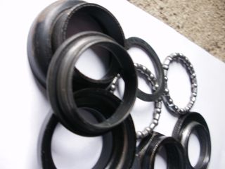 Juego direccion de rosca bici antigua.