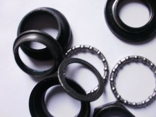 Juego direccion de rosca bici antigua.