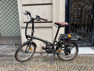 bicicleta plegable con tres modos