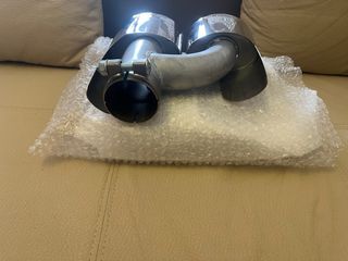 Cola de escape doble salida para mercedes benz AMG