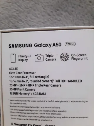 Móvil Samsung Galaxy A50