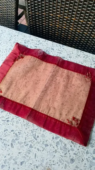 2 Panos decorativos 33×47cm - Novo